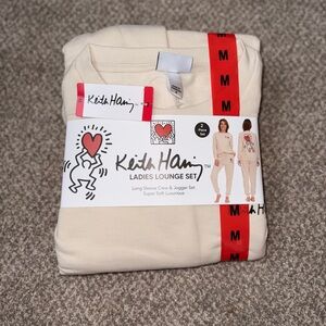 Keith Haring Ladies Lounge Set - Cream